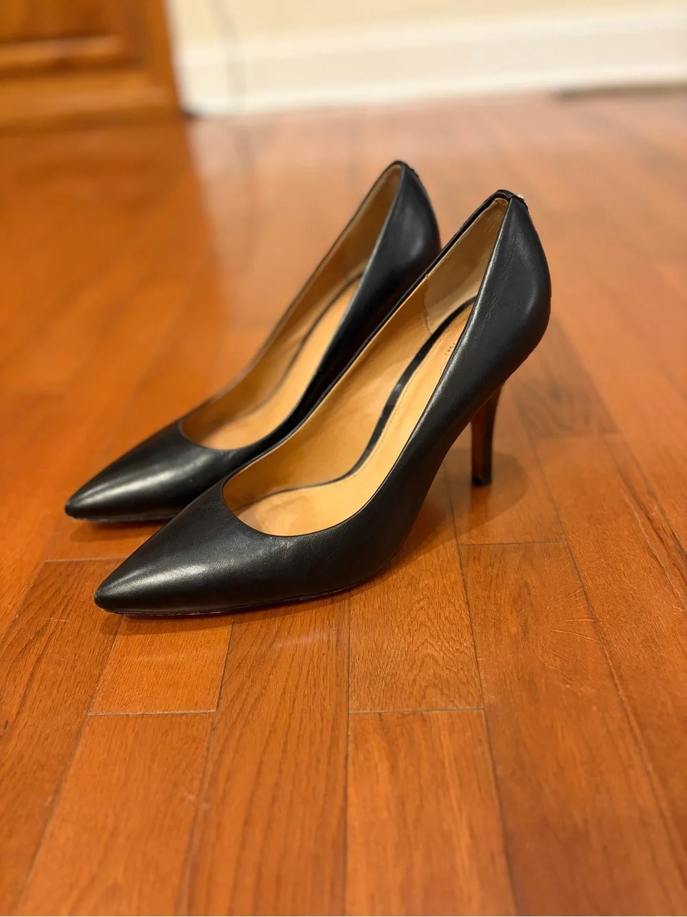 Coach | Classic Black Pointed-Toe Stiletto Pumps 4in